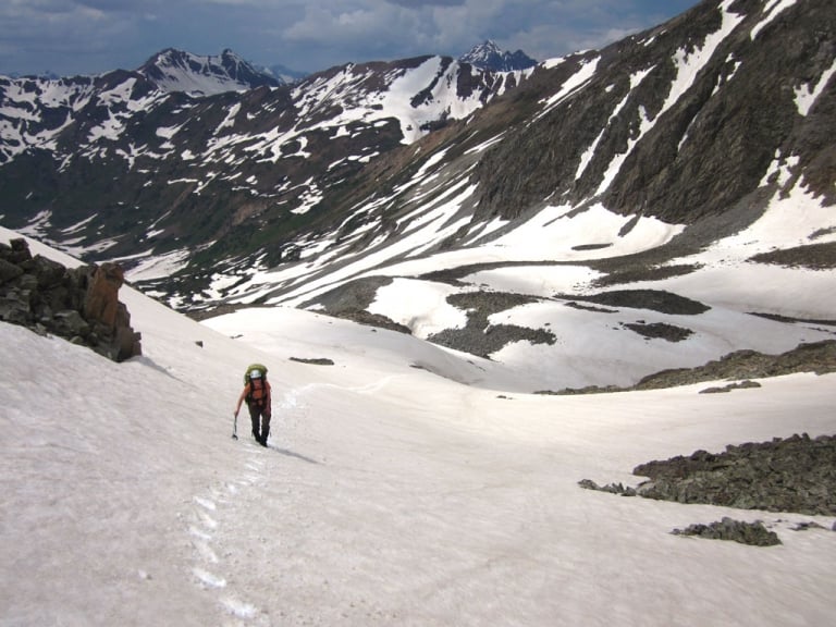 Navigating snowy sections of the PCT Pacific Crest Trail Association