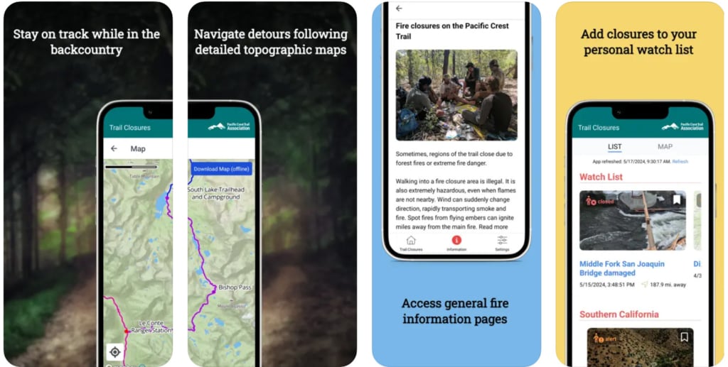 Introducing the New Pacific Crest Trail Closures App - Pacific Crest ...